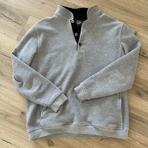 Vintage straight down golf terry mock neck made USA pullover great condition M